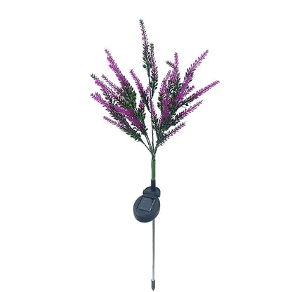 Skorter | SolarGlow – Solar LED Garden Flower Lighting – Decorative Lavender Outdoor Lamps