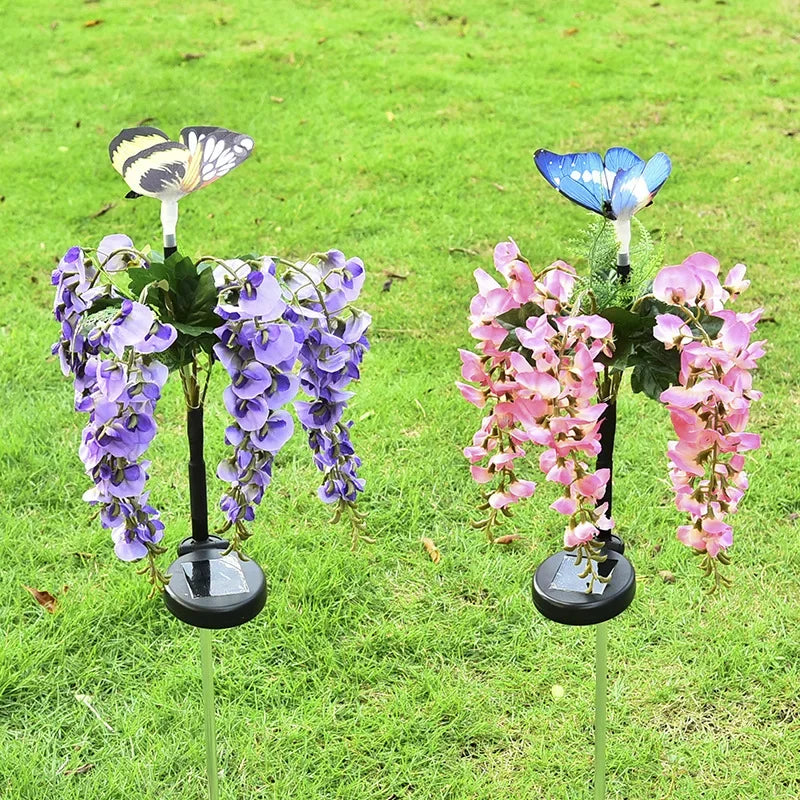 Skorter | LumiBloom – Solar Energy LED Flower Lamps for Garden & Path – Weather Resistant & Energy Efficient