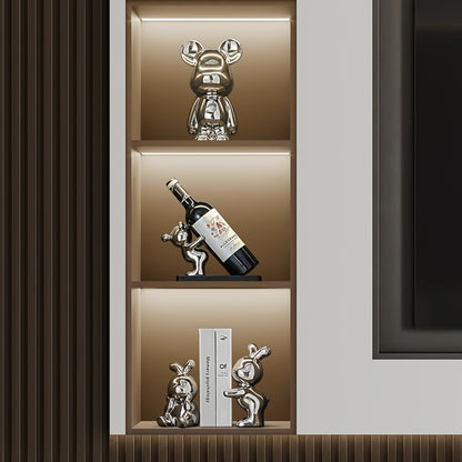 Skorter | BunnyAnime - Cute Bunny Bookends for Living Room Decor