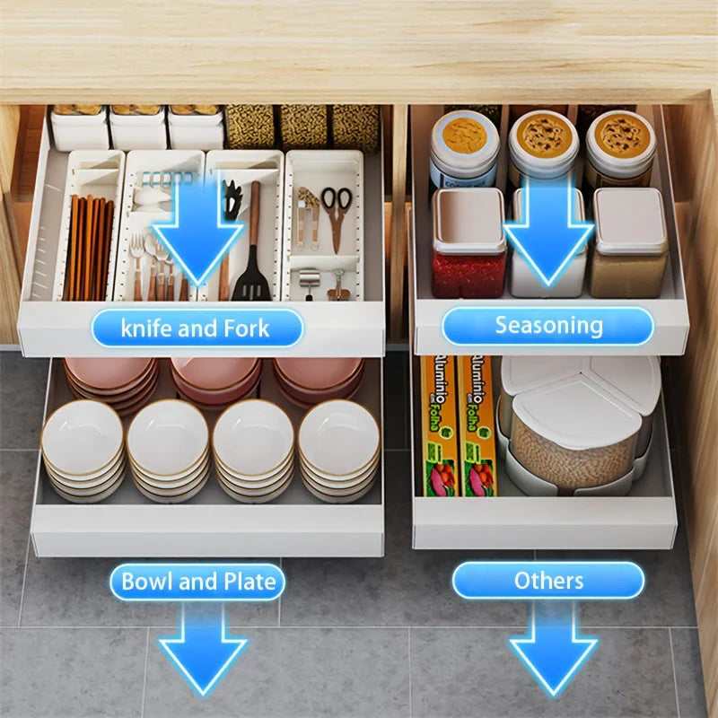 Skorter | Expandable Kitchen Cabinet Organizer