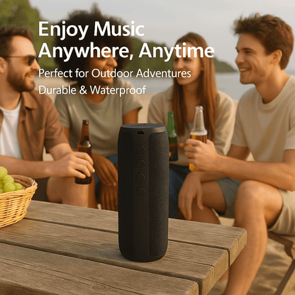 Skorter | Best Waterproof Bluetooth Wireless Speaker x360 Compact Small