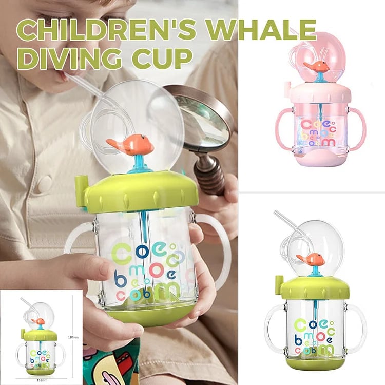 Skorter | BABY DRINKING CUP WITH WHALE SQUIRT