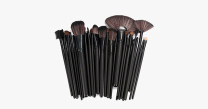 Skorter | Black Makeup Brush Set with 32 Brushes and Case – A Complete Makeup Savior