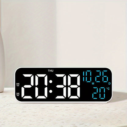 Skorter | DeskTime - Digital USB Desk Clock with Date and Temperature Display