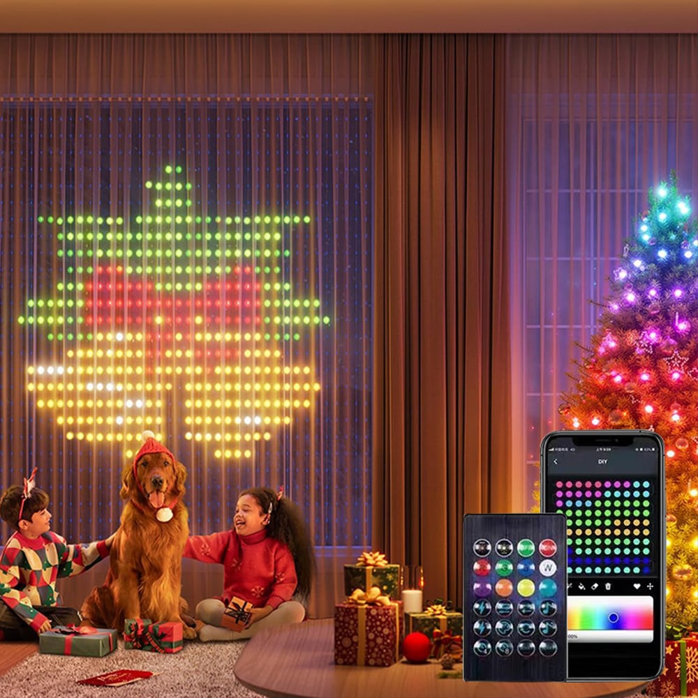 Skorter | Color Waves LED Curtain Sync Lights