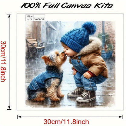 Skorter | DIY Diamond Painting Set - Cute Puppy & Friends | Handmade Canvas Art For Home Decoration | Diamond Painting Sets