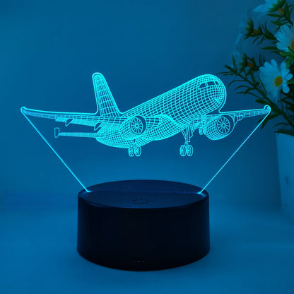 Skorter | SkyGlow - 3D Fly Acrylic Night Light with USB, LED Table Lamp
