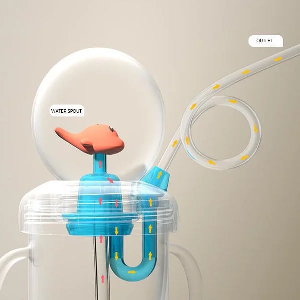 Skorter | BABY DRINKING CUP WITH WHALE SQUIRT