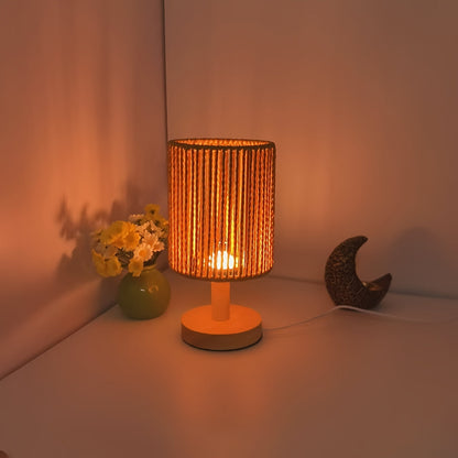 Skorter | BarrelGlow - Three Desk Lamp with Striped Pattern