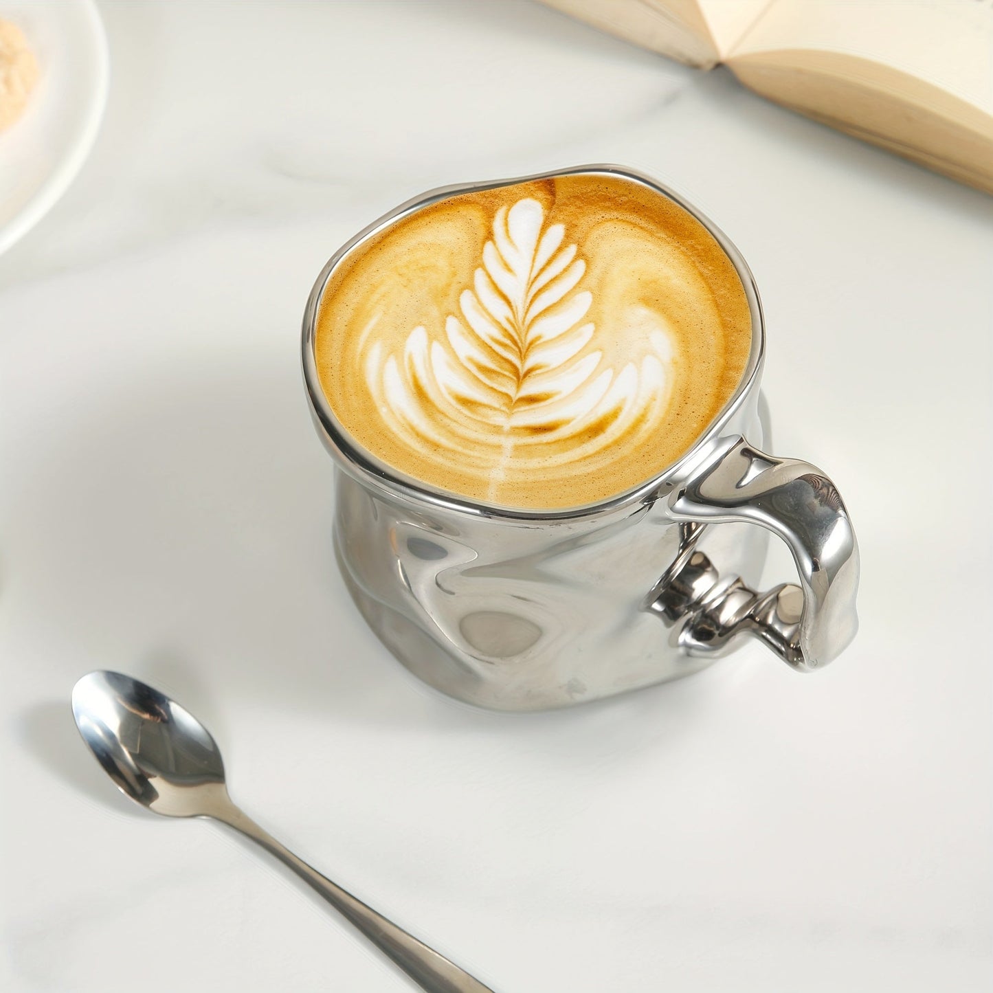 Skorter | CreArt Mug – Handmade Ceramic Coffee Mug with Unique Crinkled Design