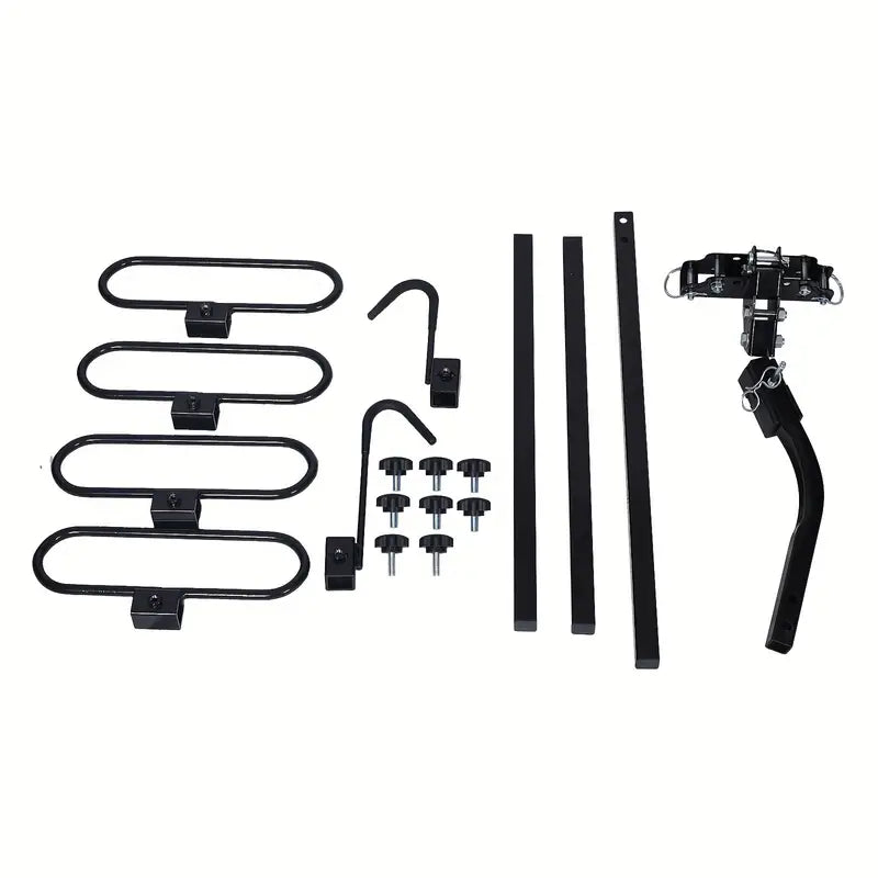 Skorter | 2 Bike Holder Platform Trailer Rack Bicycle Rider Mount Fold Receiver 2"