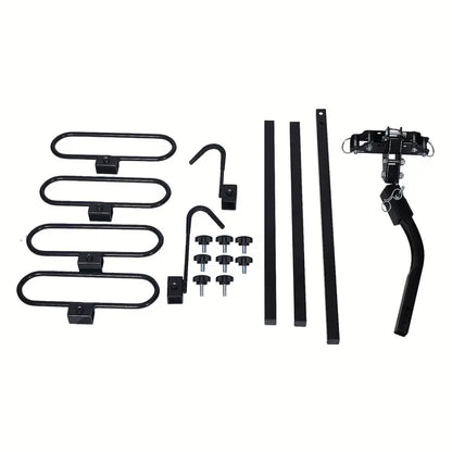 Skorter | 2 Bike Holder Platform Trailer Rack Bicycle Rider Mount Fold Receiver 2"