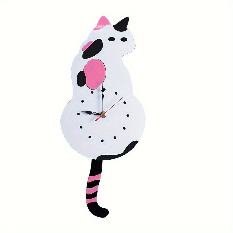 Skorter | SwingTail - Swingtail Cat Wall Clock with Silent Mechanism