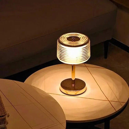 Skorter | LED Ring Table Lamp with Multi-Layer Shade