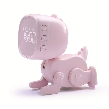 Skorter | TimeDino - Slim Cartoon Alarm Clock with USB Charging Port