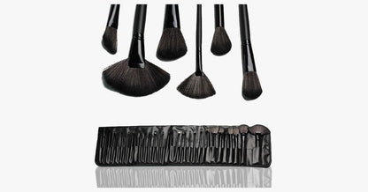 Skorter | Black Makeup Brush Set with 32 Brushes and Case – A Complete Makeup Savior