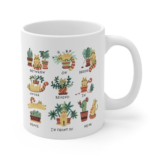 Skorter | Combo Cat and Plants Coffee Tea Mug