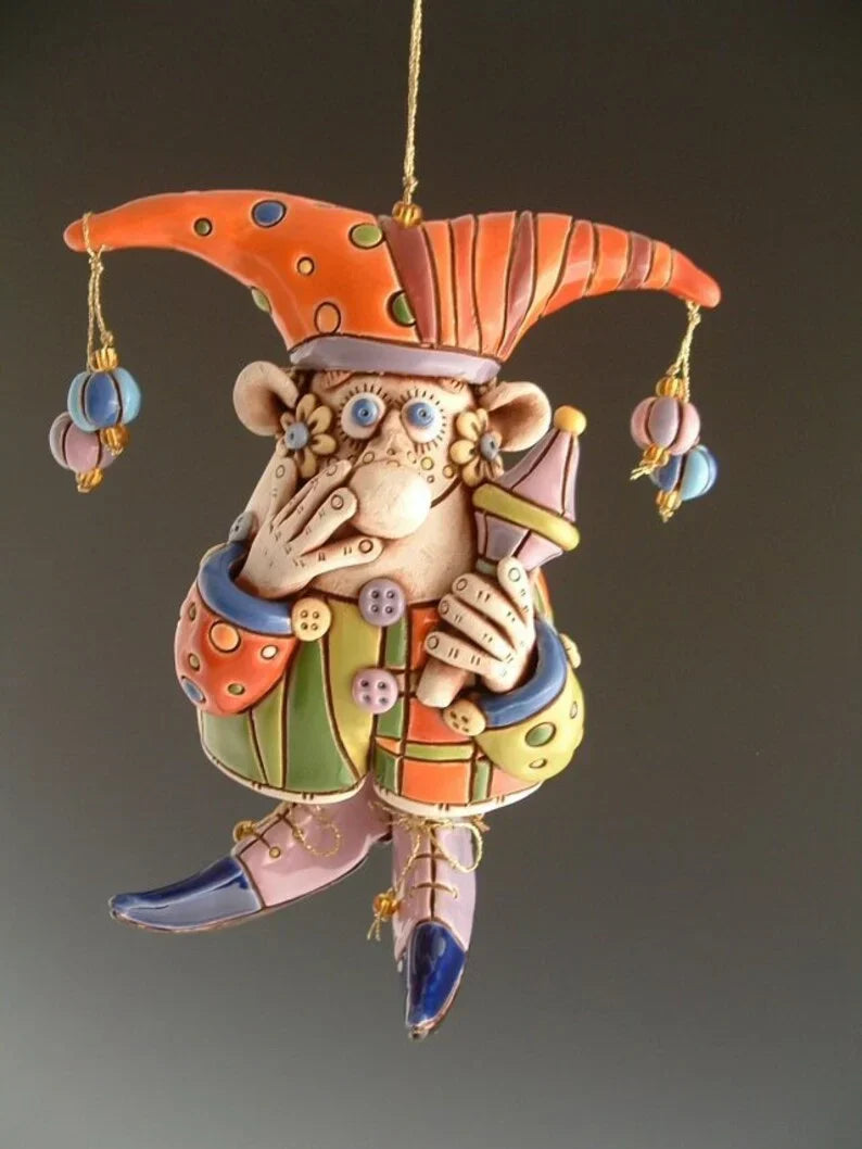 Skorter | Colorful Jester Bell Ornaments