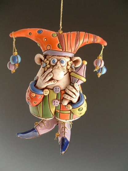 Skorter | Colorful Jester Bell Ornaments