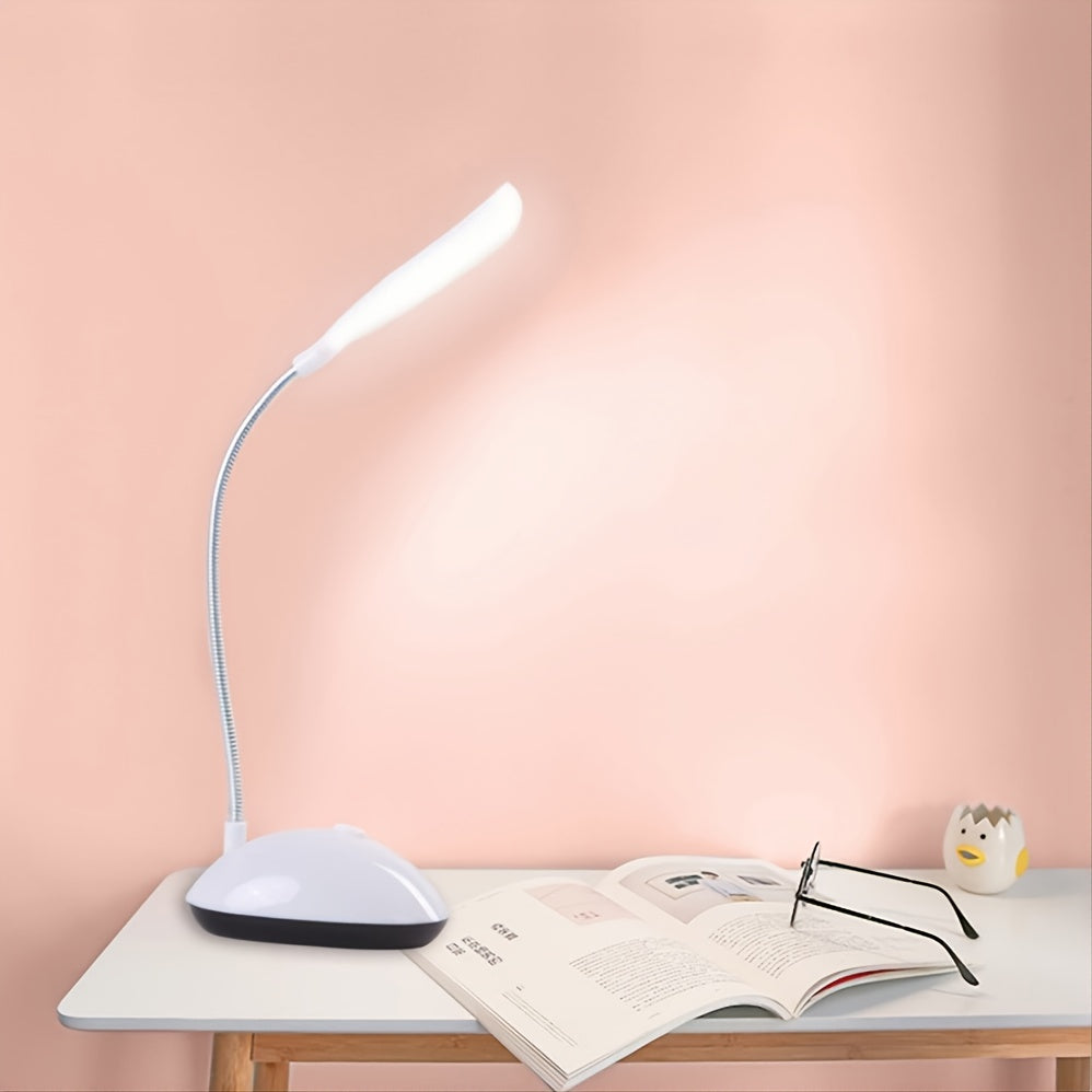 Skorter | FlexiGlow - LED Swan Neck Desk Lamp on AAA Batteries for Eye Protection