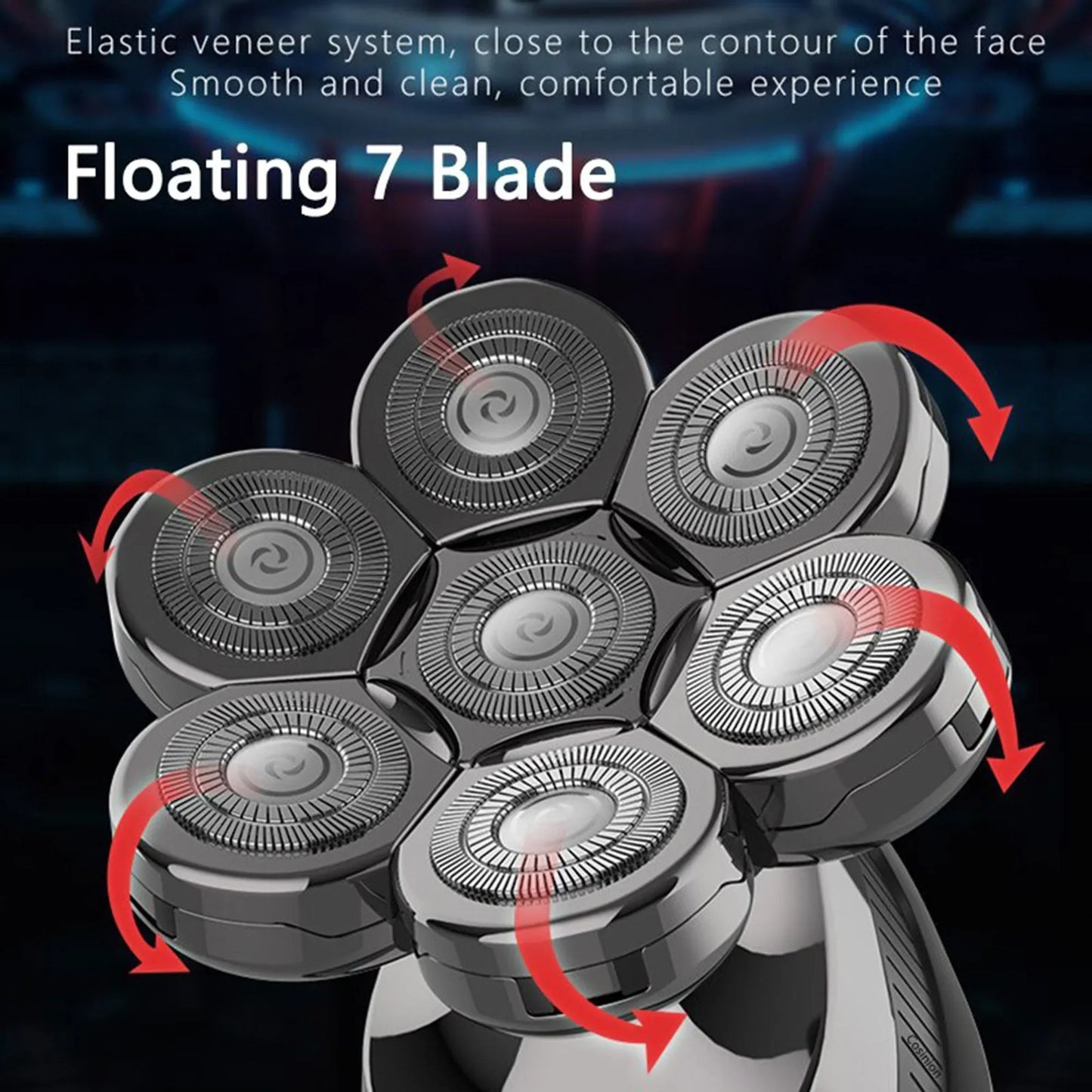 Skorter | FlexiShave Pro – 7D Electric Razor for Smooth & Irritation-Free Shaving