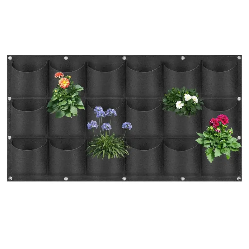 Skorter | Felt Plant Bag for Vertical Wall Mounting – Three-dimensional, Non-woven Plant Bag