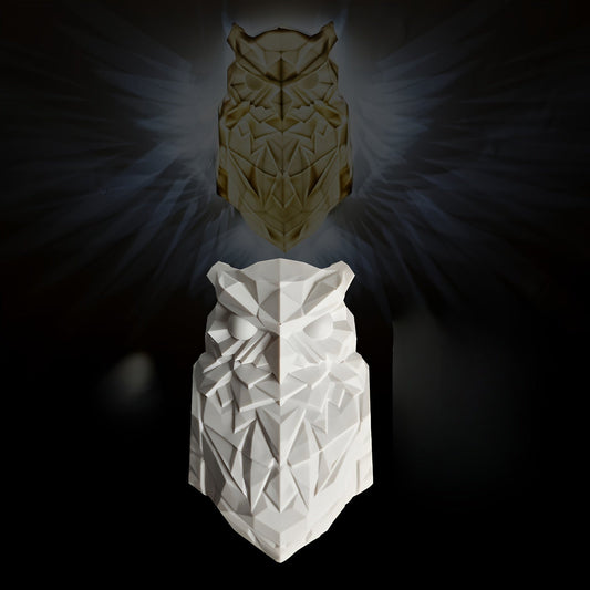 Skorter | OwlGlow - Geometric Owl LED Wall Decoration for Seasonal Celebrations