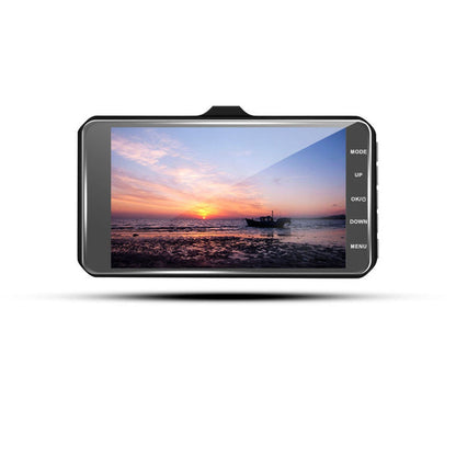 Skorter | A6T 4-inch 170° Wide Angle Full HD 1080P Car DVR Dual Lens Dash Cam Rear Camera Video Recorder with Touch Screen