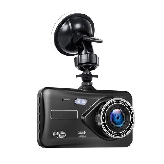 Skorter | A6T 4-inch 170° Wide Angle Full HD 1080P Car DVR Dual Lens Dash Cam Rear Camera Video Recorder with Touch Screen