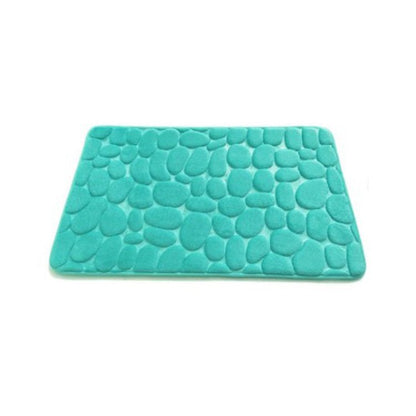 Skorter | Cobblestone Embossed Bathroom Bath Mat