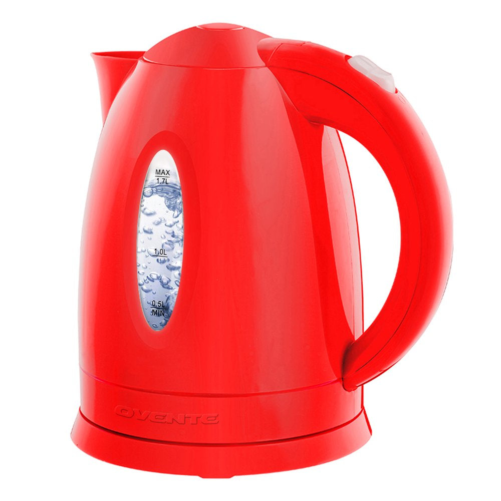 Skorter | Electric Kettle Hot Water Boiler 1.7 Liter - BPA Free Quick Boiling Cordless Hot Water Boiler - Automatic Shut Off Instant Kettle for Coffee & Tea Pot - Black KP72B