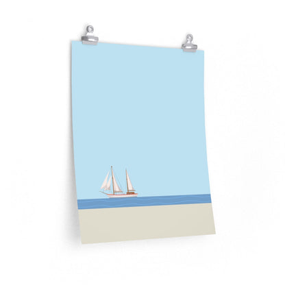 Skorter | Boat in the Ocean Poster