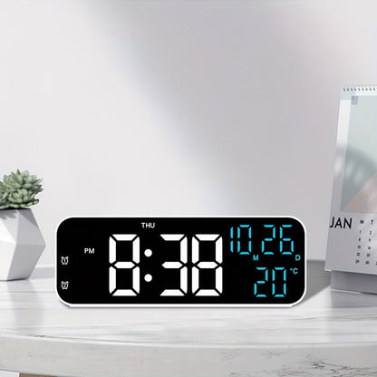 Skorter | DeskTime - Digital USB Desk Clock with Date and Temperature Display