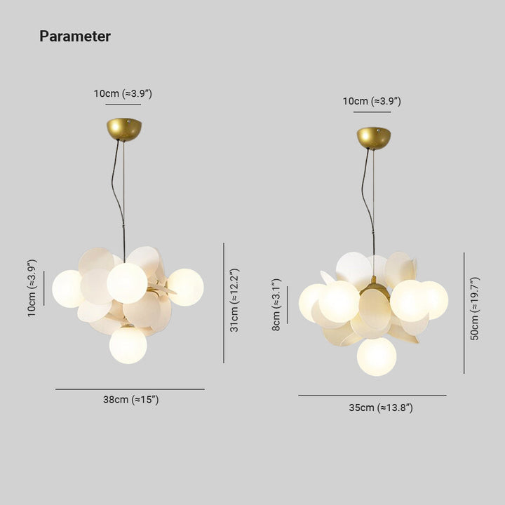 Skorter | Flower Branch Chandelier Living Room