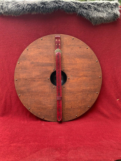 Skorter | Eivor Valhalla Raven Battle Damaged Viking Wooden Shield 30CM