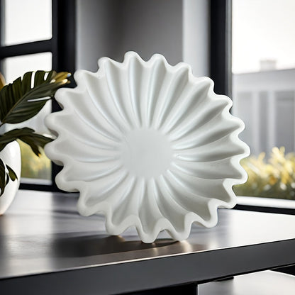 Skorter | EleganceBowl - Harp Comes with Ridges & Wavy Edges for Living Room Decor