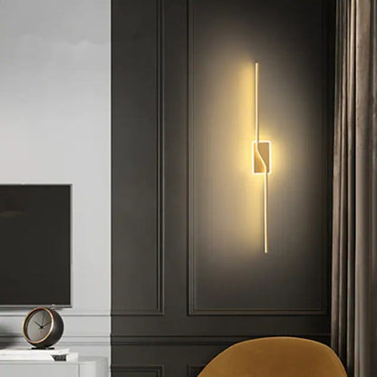 Skorter | Modern Minimalist LED Wall Lamp Black/Gold
