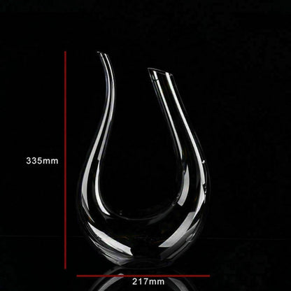 Skorter | Crystal U-shaped Wine Decanter