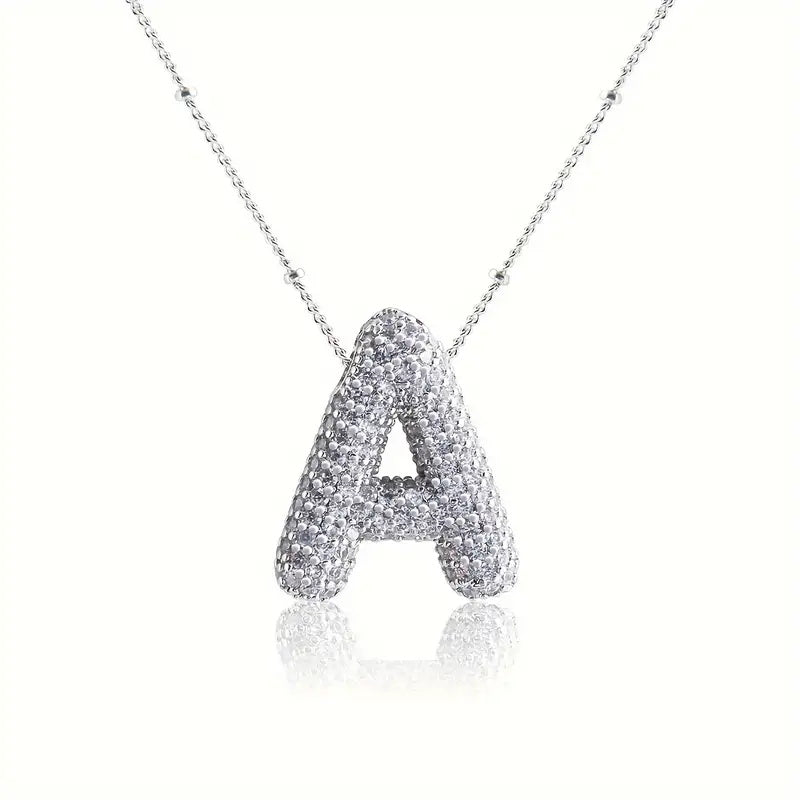 Skorter | Alphabet-Diamond-Pendant-Necklace