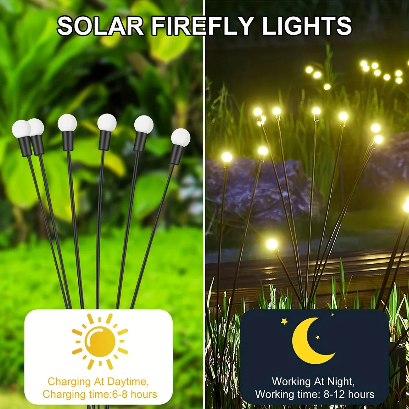 Skorter | LED Solar Garden Light with Flexible Light Balls – Waterproof Decorative Light for Beds and Paths