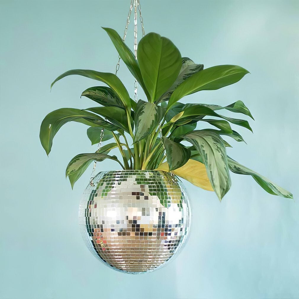 Skorter | Disco Ball Hanging Planter