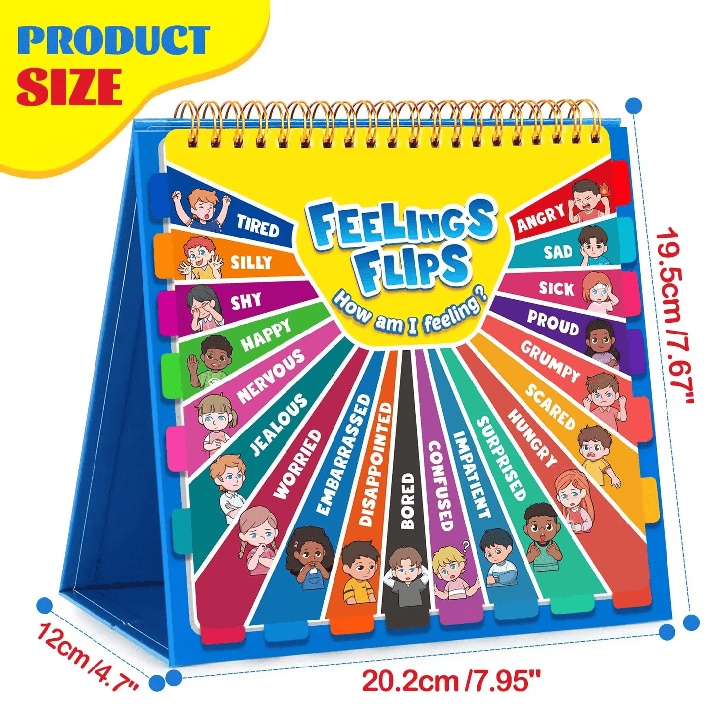 Skorter |  Children's Feelings and Emotions Book – A Fun Flipbook for Emotional Awareness!