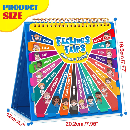 Skorter |  Children's Feelings and Emotions Book – A Fun Flipbook for Emotional Awareness!