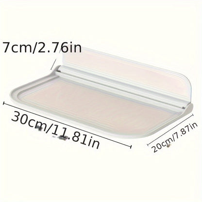 Skorter | FoldRack - Foldable Wall Shelf Without Drilling for Towels & Clothes in Bathroom and Living Room