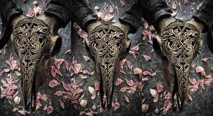 Skorter | Carved Ram Skull