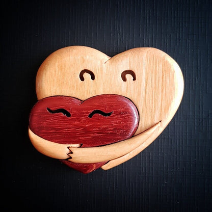 Skorter | A Hug From My Heart For You (Handmade Wood Carvings)