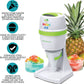 Skørter | Electric Hawaiian Tabletop Snow Cone Machine, Shaved Ice Machine Included 1 Reusable Plastic Cup and Ice Molds, White/Green