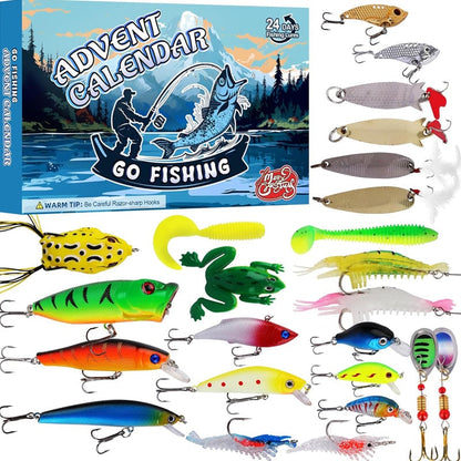 Skorter | 24 Days Christmas Countdown Fish Tackle Set