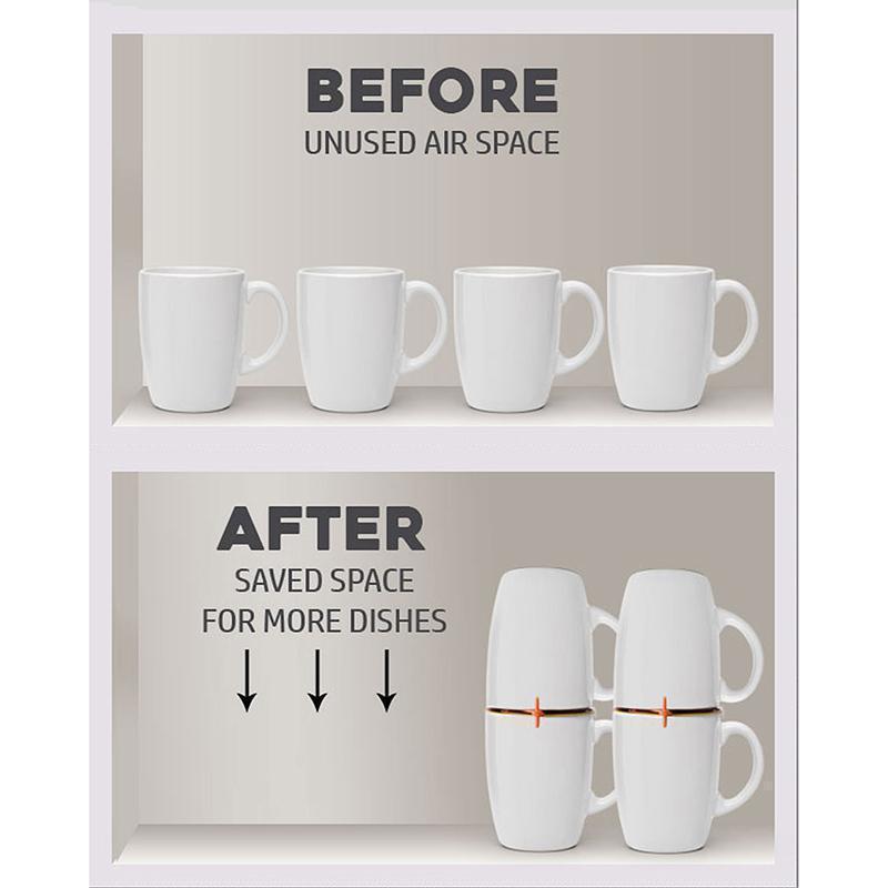 skorter | Coffee Mug Organizers and Storage, (6-Pack)