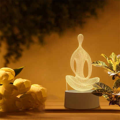 Skorter | ZenLight - 3D Yoga Night Lamp with USB Connection